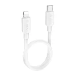 کابل شارژ 27 وات Nexa L3 با سری Type-C به Lightning، طول 25 سانتی‌متر، مناسب برای شارژ سریع آیفون