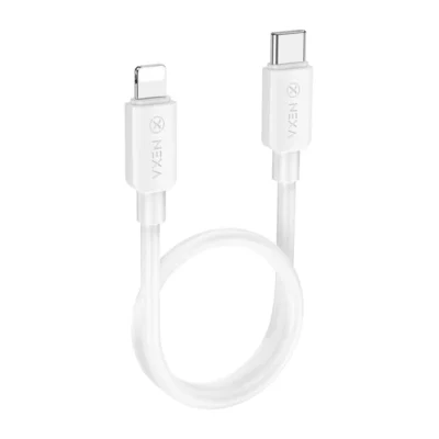 کابل شارژ 27 وات Nexa L3 با سری Type-C به Lightning، طول 25 سانتی‌متر، مناسب برای شارژ سریع آیفون