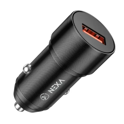 شارژر فندکی Nexa مدل R18 با توان 18 وات و پورت USB، مناسب برای شارژ سریع در خودرو